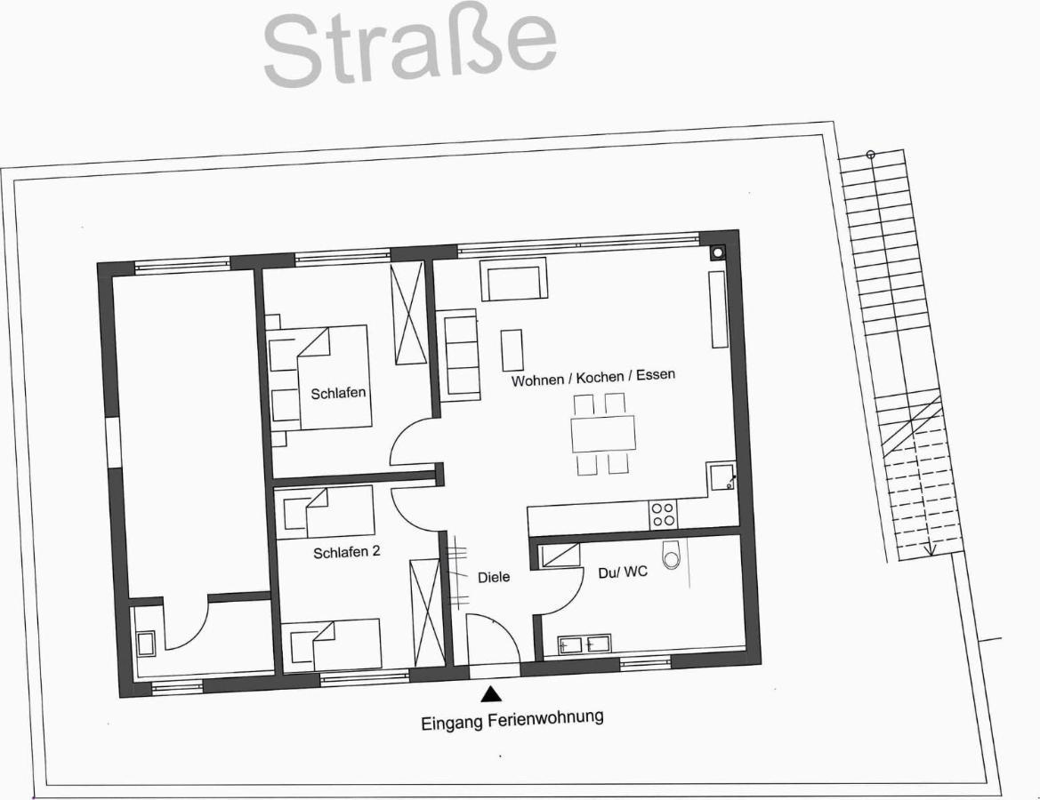 陶博比斯霍夫斯海姆Penthouse Tauberblick公寓 外观 照片