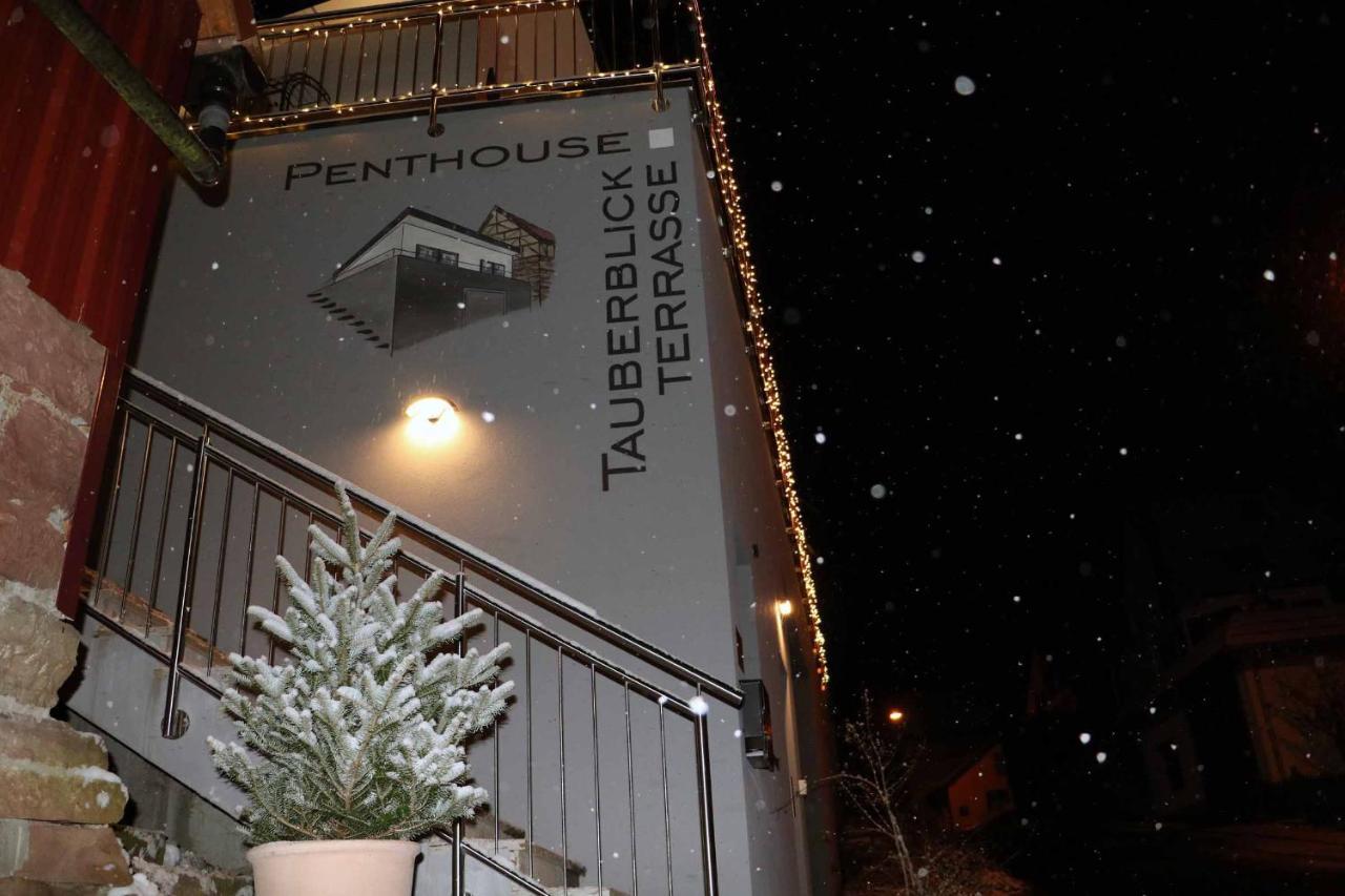 陶博比斯霍夫斯海姆Penthouse Tauberblick公寓 外观 照片